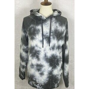 Lululemon Activewear Women's Hoodie Shirt Gray Tie Dye Size Small